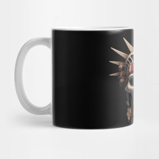 Death Skull Statue Of Liberty Mug